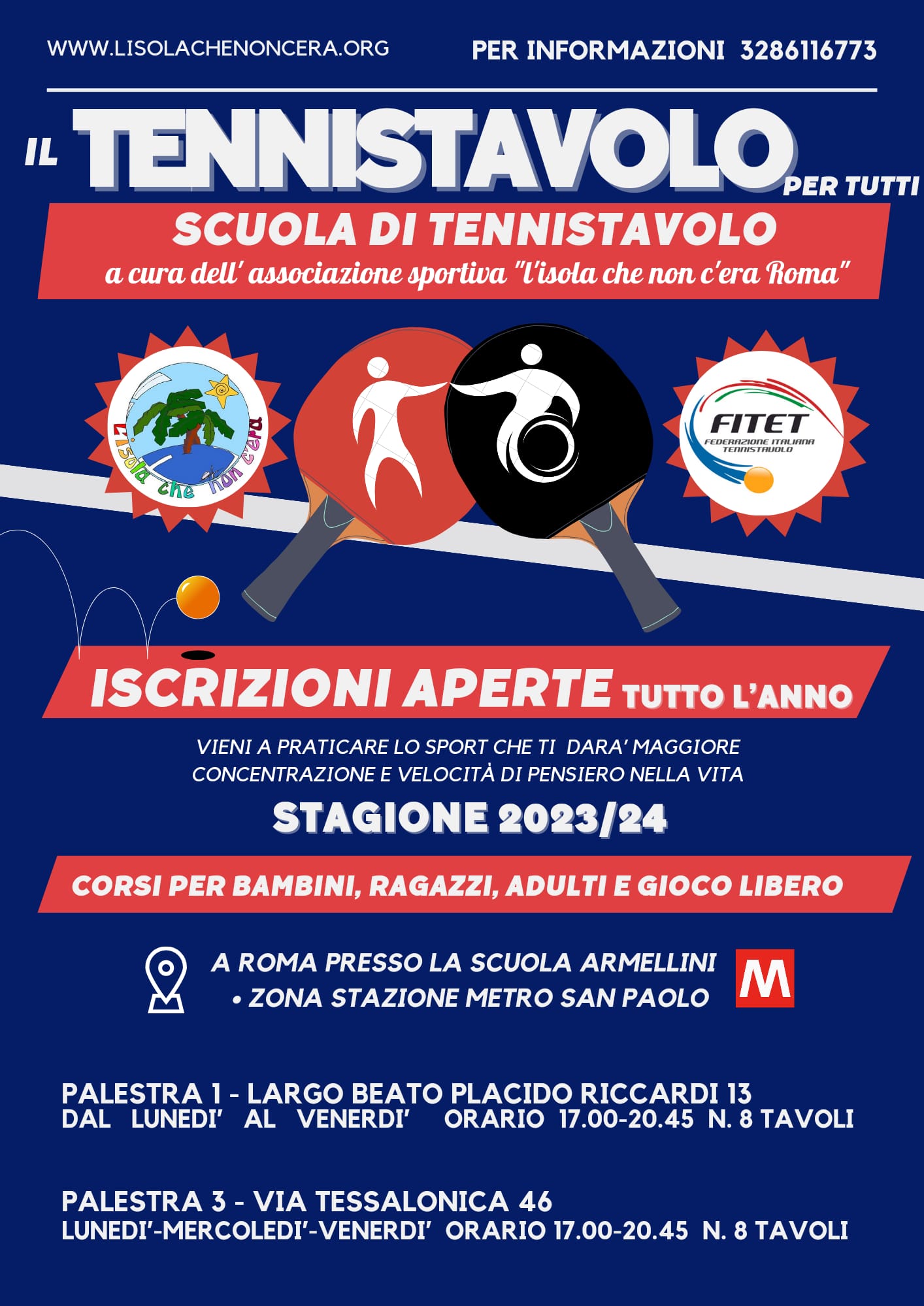 Scuola di Tennistavolo